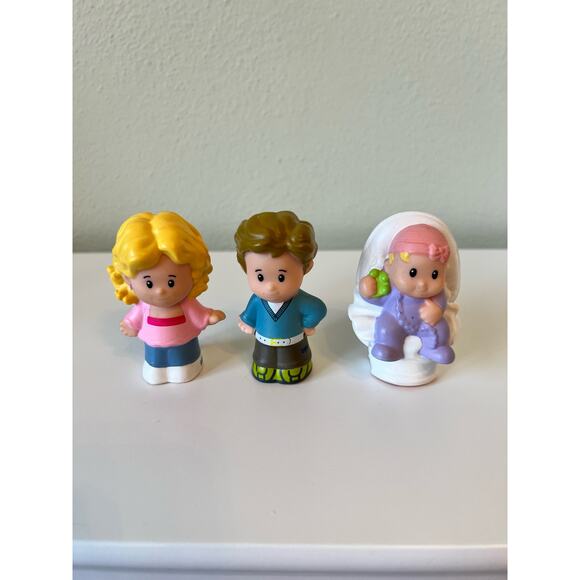 Replacement Little People Figures Mom Dad Baby Happy Sounds Doll House - Picture 1 of 3